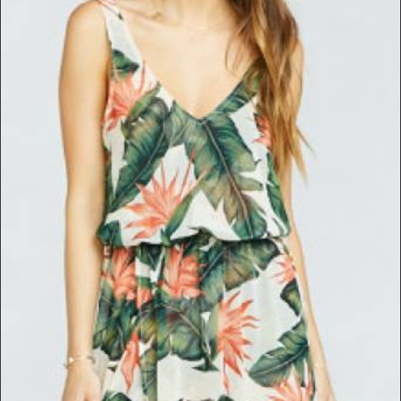 Tropical maxi dress - Picture 1 of 3
